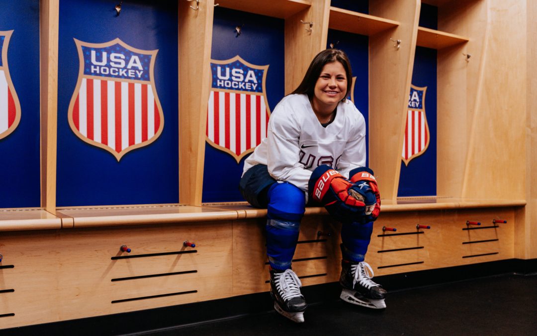 US WOMEN’S HOCKEY TRAILBLAZER ABBY ROQUE GIVES BACK TO HER ROOTS