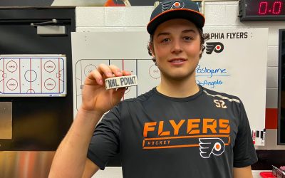 Tyson Foerster Tallies First Career NHL Point!