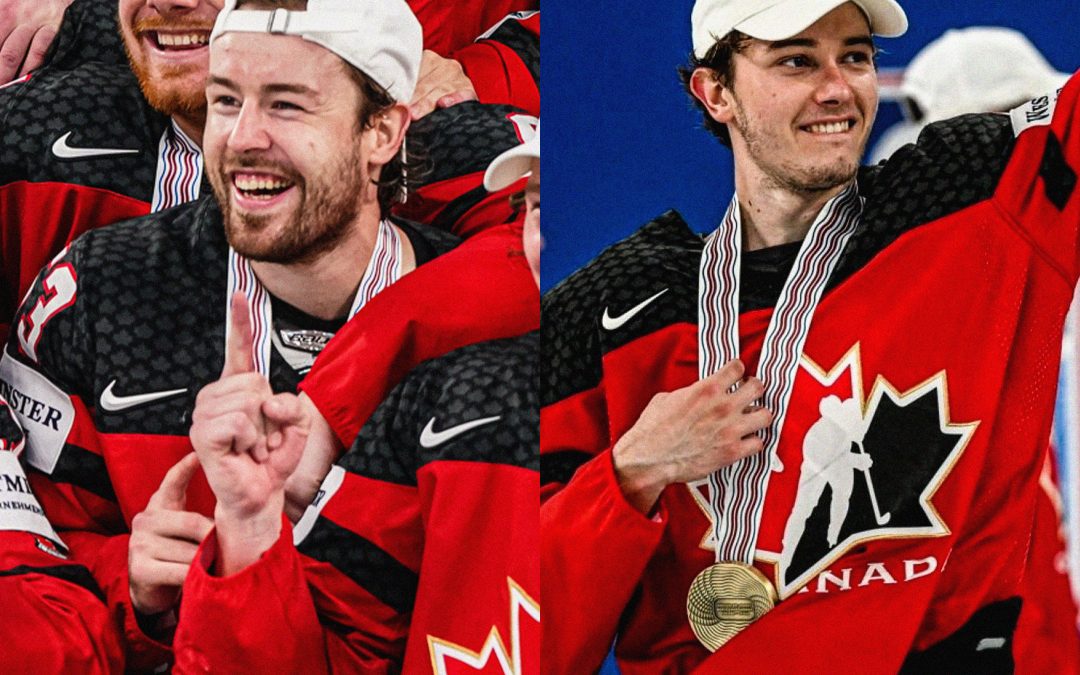 Carcone and Glass Win Gold with Team Canada at IIHF World Championships