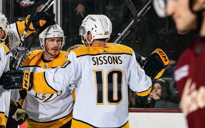 Colton Sissons Records his 200th Career NHL Point